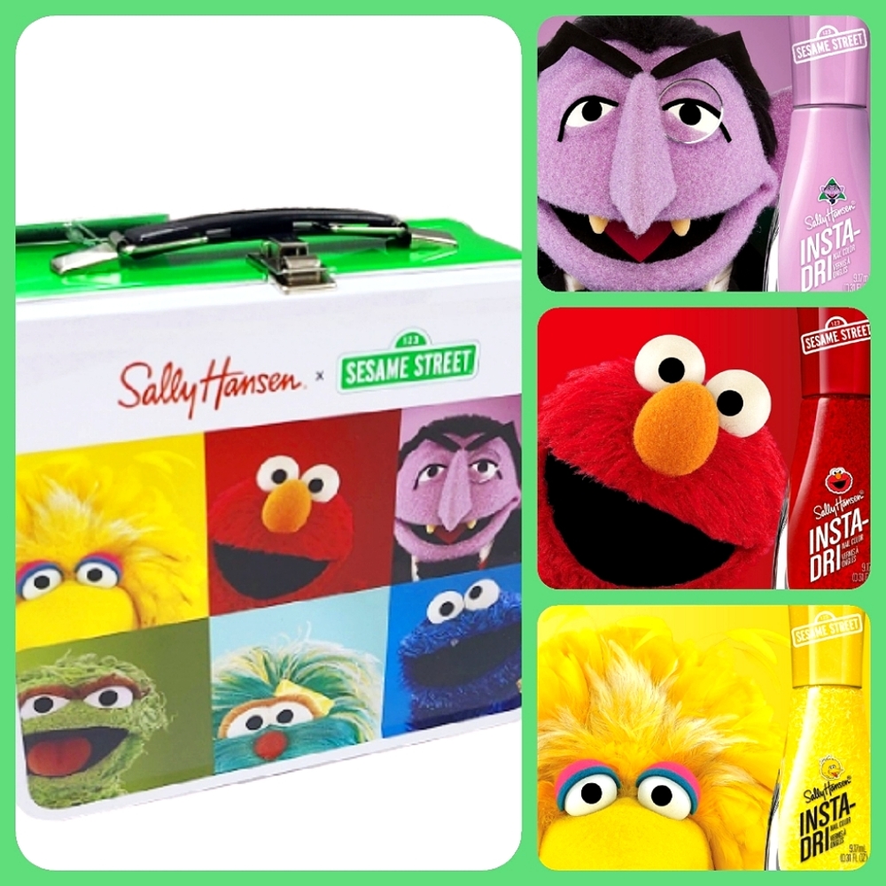 *HP* Sesame Street Lunchbox × Sally Hansen Bundle